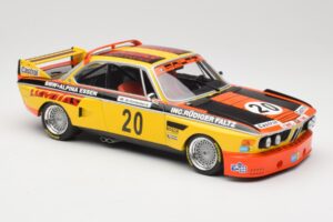 BMW 3.0 CSL E9 #20 BMW Faltz Alpina W. Werner / H. Schommers Norisring Trophy 1974 Minichamps 1:18 155742620 Fém – 4. kép a 6-ből