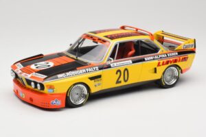 BMW 3.0 CSL E9 #20 BMW Faltz Alpina W. Werner / H. Schommers Norisring Trophy 1974 Minichamps 1:18 155742620 Fém