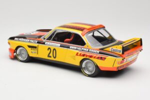 BMW 3.0 CSL E9 #20 BMW Faltz Alpina W. Werner / H. Schommers Norisring Trophy 1974 Minichamps 1:18 155742620 Fém – 5. kép a 6-ből