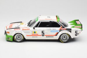 BMW 3.0 CSL E9 #5 Assoc Interim J-C. Chavan / A. Detrin Winners 24 Hours of Spa 1976 Minichamps 1:18 155762505 Fém – 3. kép a 6-ből
