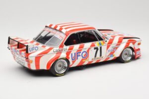 BMW 3.0 CSL E9 #71 Luigi Racing P. Xhenceval / J. Dieudonné 24 Hours of Le Mans 1977 Minichamps 1:18 155772571 Fém – 2. kép a 6-ből
