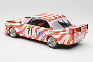 BMW 3.0 CSL E9 #71 Luigi Racing P. Xhenceval / J. Dieudonné 24 Hours of Le Mans 1977 Minichamps 1:18 155772571 Fém – 5. kép a 6-ből
