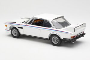 BMW 3.0 CSL E9 Spoilerkészlettel Fehér Minichamps 1:18 180029021 Fém – 7. kép a 8-ből