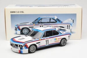 BMW 3.0 CSL #11 C. Amon / H. Stuck 24 Hours of Spa 1973 AUTOart 1:18 87347 Fém – 8. kép a 8-ből