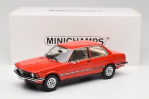 BMW 316 E21 Piros Minichamps 1:18 107024100 Gyanta – 6. kép a 6-ből