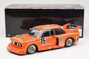 BMW 320i #15 Jägermeister H-J. Stuck Winner DRM Eifelrennen 1977 Minichamps 1:18 180772115 Fém – 8. kép a 8-ből