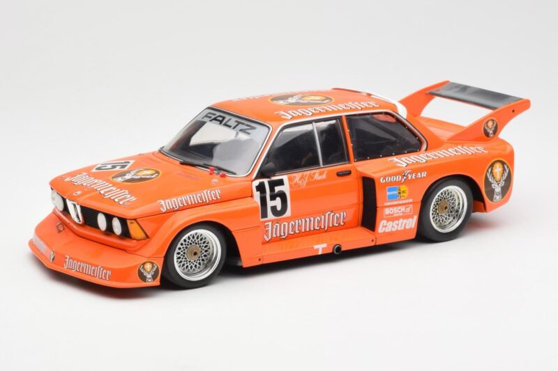 BMW 320i #15 Jägermeister H-J. Stuck Winner DRM Eifelrennen 1977 Minichamps 1:18 180772115 Fém