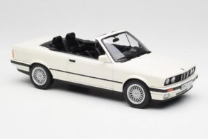 BMW 325i E30 Kabrió Alpine Fehér Norev 1:18 183213 Fém – 4. kép a 6-ből