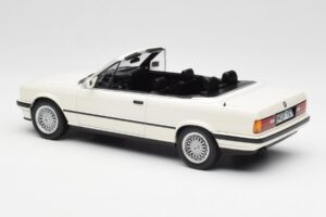 BMW 325i E30 Kabrió Alpine Fehér Norev 1:18 183213 Fém – 5. kép a 6-ből