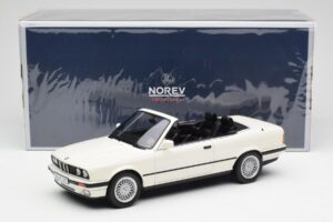 BMW 325i E30 Kabrió Alpine Fehér Norev 1:18 183213 Fém – 6. kép a 6-ből