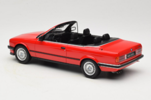 BMW 325i E30 Kabrió Élénkpiros Otto 1:18 OT1194 Gyanta – 5. kép a 6-ből