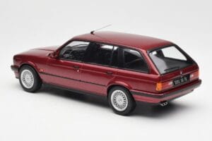 BMW 325i E30 Touring Piros Metallic Norev 1:18 183218 Fém – 5. kép a 6-ből
