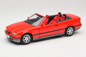 BMW 325i E36 Kabrió Piros Maisto 1:18 50229 Fém