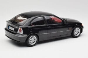BMW 325Ti Compact E46 Fekete Kyosho 1:18 80430024440 Fém – 3. kép a 7-ből