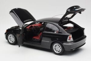 BMW 325Ti Compact E46 Fekete Kyosho 1:18 80430024440 Fém – 4. kép a 7-ből