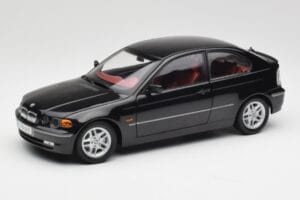 BMW 325Ti Compact E46 Fekete Kyosho 1:18 80430024440 Fém