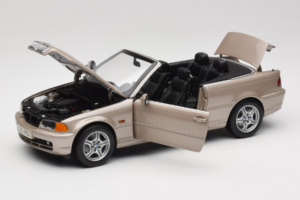 BMW 328i E46 Kabrió Sand Beige Metallic Kyosho 1:18 80430009756 Fém – 2. kép a 9-ből