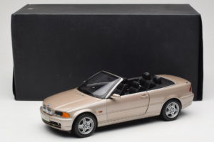 BMW 328i E46 Kabrió Sand Beige Metallic Kyosho 1:18 80430009756 Fém – 9. kép a 9-ből