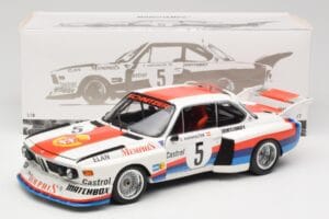 BMW 3.5 CSL E9 Gr.5 #5 S. Manhalter Winner Havirov Interseries 1977 Minichamps 1:18 180772005 Fém – 8. kép a 8-ből