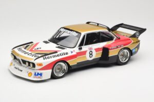 BMW 3.5 CSL E9 Hermetite #8 J. Fitzpatrick / T. Walkinshaw 1000 km Nurburgring 1976 Minichamps 1:18 155762608 Fém