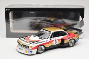 BMW 3.5 CSL E9 Hermetite #8 J. Fitzpatrick / T. Walkinshaw 1000 km Nurburgring 1976 Minichamps 1:18 155762608 Fém – 6. kép a 6-ből