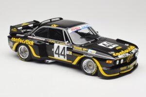BMW 3.5 CSL E9 #44 A.S.P.M. Tanday Music J-C. Justice / J. Belin 24 Hours of Le Mans 1976 Minichamps 1:18 155762644 Fém – 4. kép a 6-ből