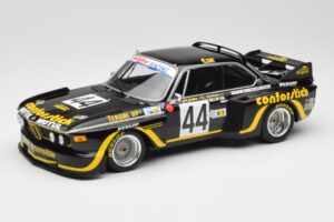 BMW 3.5 CSL E9 #44 A.S.P.M. Tanday Music J-C. Justice / J. Belin 24 Hours of Le Mans 1976 Minichamps 1:18 155762644 Fém