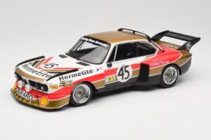 BMW 3.5 CSL E9 #45 Hermetite T. Walkinshaw / J. Fitzpatrick 24 Hours of Le Mans 1976 Minichamps 1:18 155762645 Fém