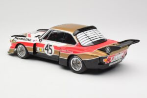BMW 3.5 CSL E9 #45 Hermetite T. Walkinshaw / J. Fitzpatrick 24 Hours of Le Mans 1976 Minichamps 1:18 155762645 Fém – 5. kép a 6-ből