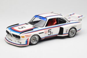 BMW 3.5 CSL E9 #5 K. Miller / D. Cowart 6 Hours of Watkins Glen 1979 Minichamps 1:18 155792605 Fém