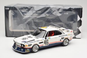 BMW 3.5 CSL E9 #46 Team Brock P. Brock / F. Muir / J. Aubriet 24 Hours of Le Mans 1976 Minichamps 1:18 153762646 Fém – 6. kép a 6-ből