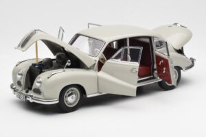 BMW 501 Cortina Szürke AUTOart 1:18 80430393098 Fém – 2. kép a 8-ből