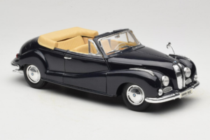 BMW 502 Kabrió Fekete Maisto 1:18 31817 Fém – 6. kép a 8-ből