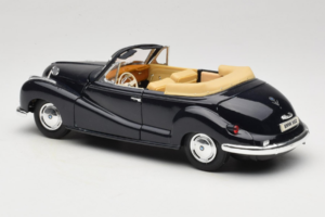 BMW 502 Kabrió Fekete Maisto 1:18 31817 Fém – 7. kép a 8-ből