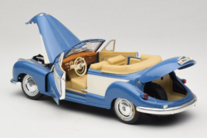 BMW 502 Kabrió Kék Tchibo 1:18 45396 Fém – 5. kép a 8-ből