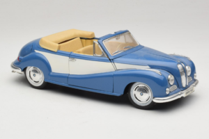 BMW 502 Kabrió Kék Tchibo 1:18 45396 Fém – 6. kép a 8-ből