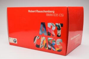 BMW 635 CSi E24 Art Car Robert Rauschenberg AUTOart 1:18 80430150924 Fém – 7. kép a 8-ből