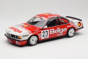 BMW 635 CSi E24 Belga Juma Racing M. Winkelhock / T. Regout 24 Hours of Spa 1985 Minichamps 1:18 155852523 Fém