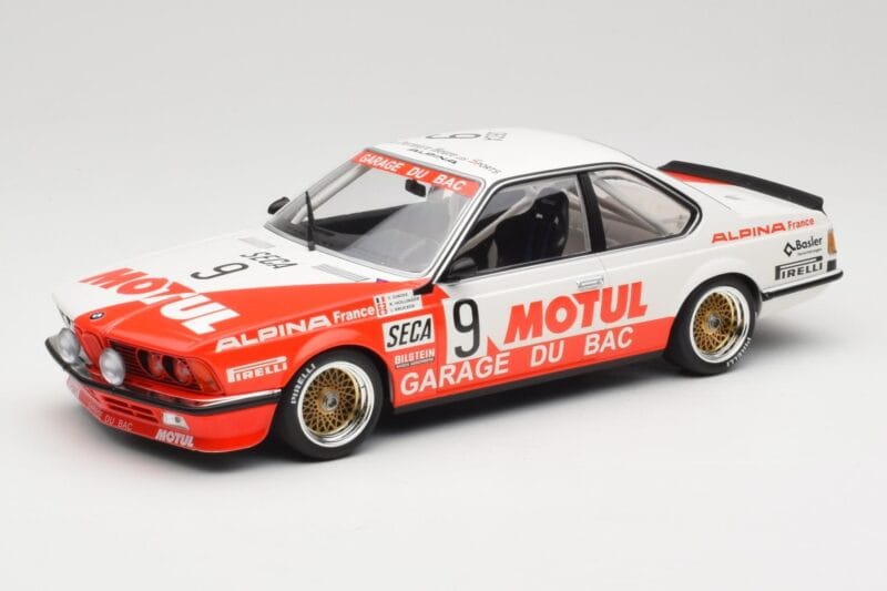 BMW 635 CSi E24 #9 Hollinger / P. Giroix Garage du Bac 24 Hours of Spa 1984 Minichamps 1:18 155842509 Fém