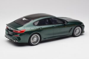 BMW Alpina B8 G16 Gran Coupe Alpina Zöld GT Spirit 1:18 GT481 Gyanta – 2. kép a 6-ből