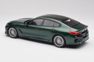 BMW Alpina B8 G16 Gran Coupe Alpina Zöld GT Spirit 1:18 GT481 Gyanta – 5. kép a 6-ből