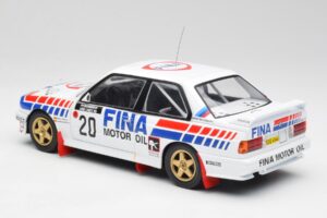BMW E30 M3 #20 M. Duez / A. Lopes 1000 Lakes Rally 1989 IXO 1:18 18RMC132 Fém – 5. kép a 6-ből