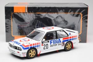 BMW E30 M3 #20 M. Duez / A. Lopes 1000 Lakes Rally 1989 IXO 1:18 18RMC132 Fém – 6. kép a 6-ből