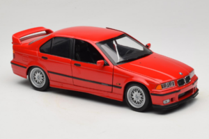 BMW 318is E36 Hellrot UT Models 1:18 180024302-R1 Fém – 6. kép a 8-ből