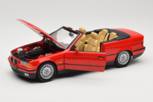 BMW 3 Series E36 Kabrió Piros UT Models 1:18 BMW005 Fém – 2. kép a 8-ből