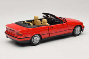 BMW 3 Series E36 Kabrió Piros UT Models 1:18 BMW005 Fém – 3. kép a 8-ből