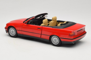 BMW 3 Series E36 Kabrió Piros UT Models 1:18 BMW005 Fém – 7. kép a 8-ből