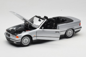 BMW 3 Series E36 Kabrió Ezüst UT Models 1:18 BMW008 Fém – 2. kép a 8-ből
