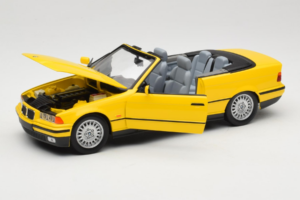 BMW 3 Series E36 Kabrió Sárga UT Models 1:18 BMW007 Fém – 2. kép a 8-ből