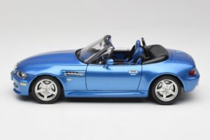 BMW Z3 E36 M Roadster Estoril Blue Bburago 1:18 3349-M1 Fém – 4. kép a 8-ből